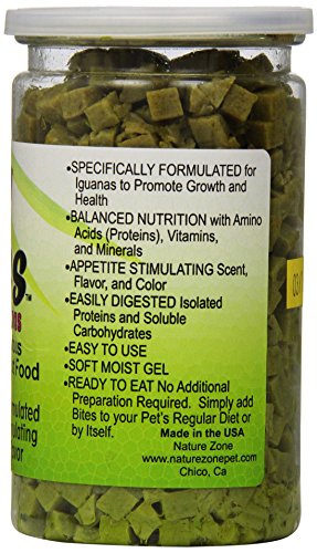 Nature Zone SNZ54631 Iguana Bites Soft Moist Food, 9-Ounce