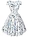 Floral Short Vintage Prom Bridesmaid Wedding Dresses Size S BP08-2