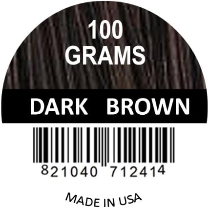 Samson Hair Fiber Refill 100 Grams For Hair Loss Concealing FREE SHIPPING USA Suitable for all brands (Dark Brown) by Samson Hair Fibers