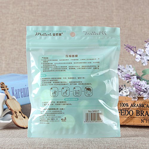 Gracefulvara 30PCS Compressed Facial Mask Paper DIY Skin Care Mask