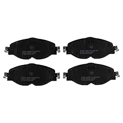 TRQ Front Ceramic Brake Pad Set Compatible with