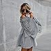 Women Dress,IEason Womens Holiday Off Shoulder StripeParty Ladies Casual Dress Long Sleeve Dress (S, Black)