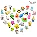 Easter Day Gifts, 30 Pack Premium Novelty Animal Erasers Collectible Set of Adorable Japanese Style, Amazing Variety with No Duplicates, Best Puzzle Toys for Kids Party (Animal Erasers 30 Pack)