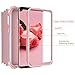 LONTECT Compatible Galaxy S9 Case Luxury Glitter Sparkle Bling Heavy Duty Hybrid Sturdy High Impact Shockproof Protective Cover Case for Samsung Galaxy S9 - Shiny Rose Gold
