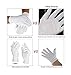 16 Pairs White Cotton Gloves for Coin Jewelry Silver Inspection, 8.6