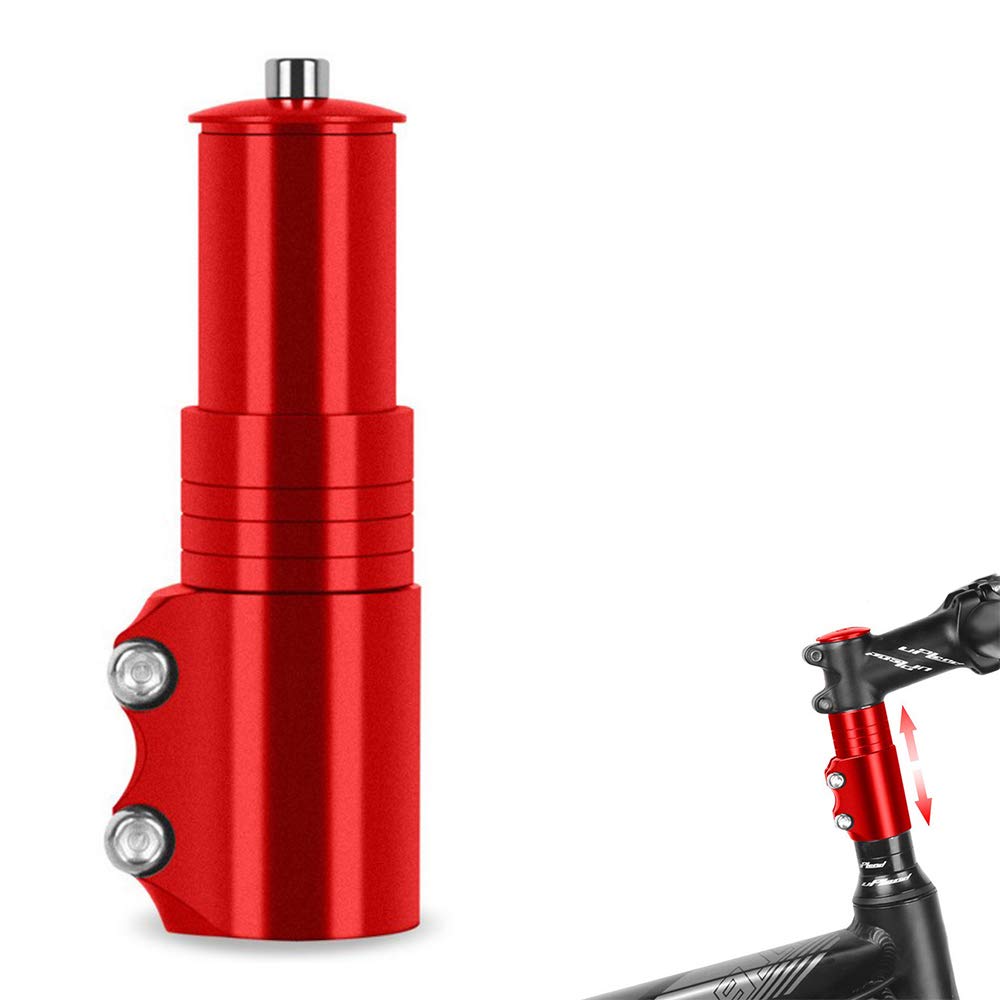 Seully Bike Handlebar Riser, Bike Stem Riser Extender,Aluminium Alloy Lightweight Bicycle Stem Extender,Handlebar Stem Adapter for Mountain Bike/Road Bike/MTB,for 1-1/8" 28.6mm