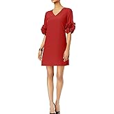 Alfani Womens Ruffle Sleeve A-Line Cocktail Dress