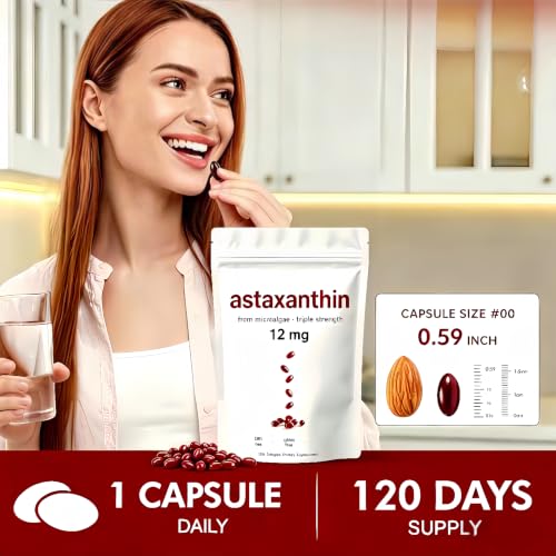 Astaxanthin 12mg 120 pieces per package