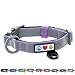 Pawtitas Personalized Reflective Padded Puppy Collar with Name Phone Number - Adjustable Customized Collar for Large Dogs | Orchid Custom Large Dog