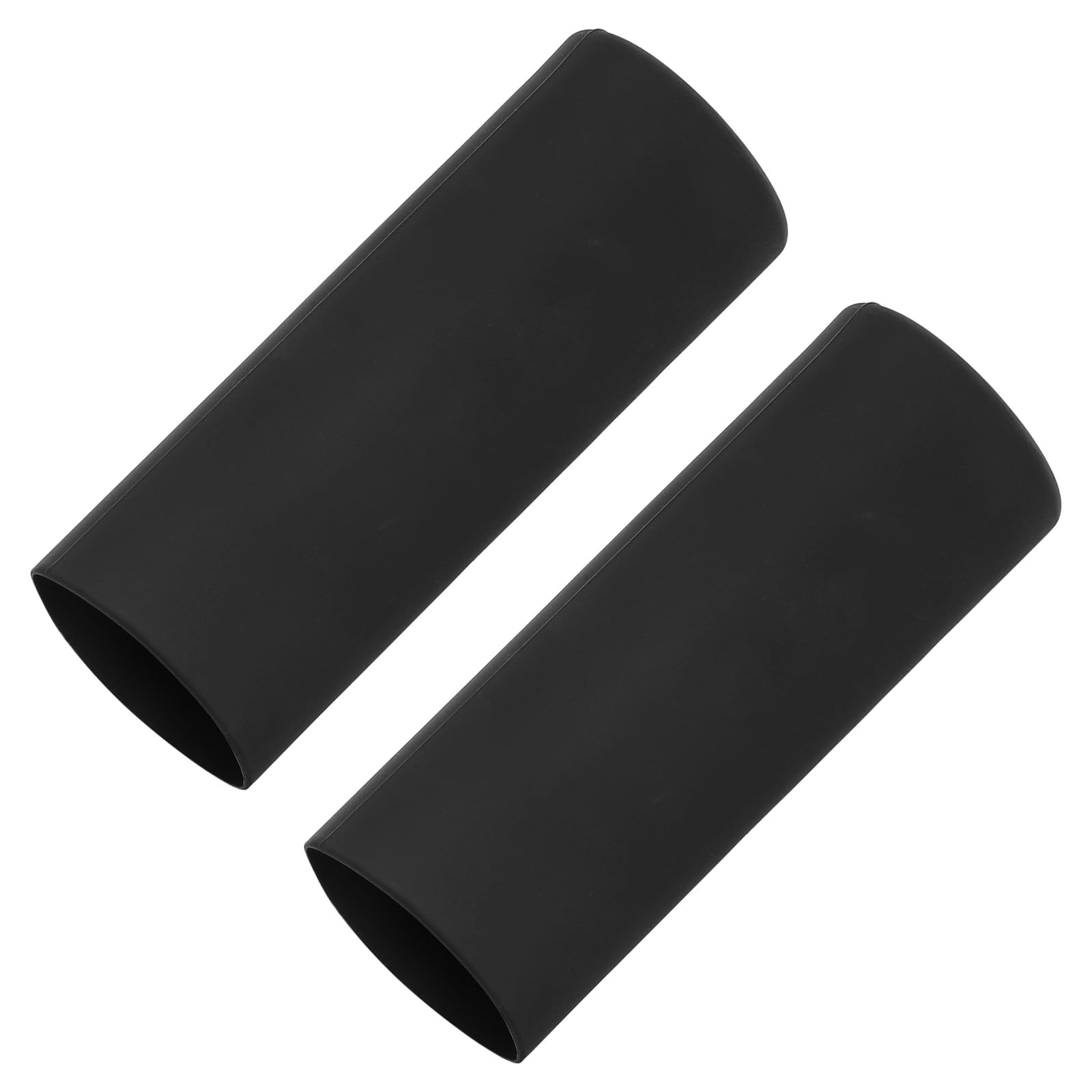 YOKIVE 2 Pcs Silicone Sublimation Tumbler Sleeve, Seamless Heat Resistant Cup Protector Cover, Great for 30 Oz Skinny Sublimation Blank Cup(Black, 3.15-Inch)