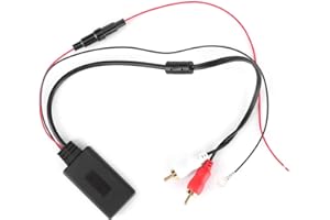 EIMSOAH Universal Bluetooth AUX Receiver Module, Plug and Play for Car Audio MP5 MP3, with ABS Material