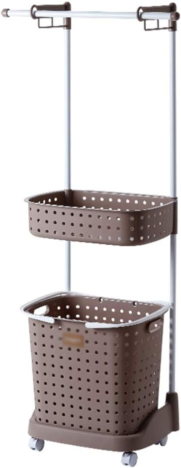 WLNKJ Cesto Clasificado, con Barra para Colgar Cesto De Plástico