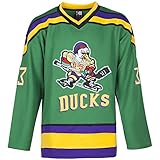 MOLPE Goldberg 33 Ducks Jersey S-XXXL Green, 90S Hip Hop Clothing for Party, Stitched Letters and Numbers