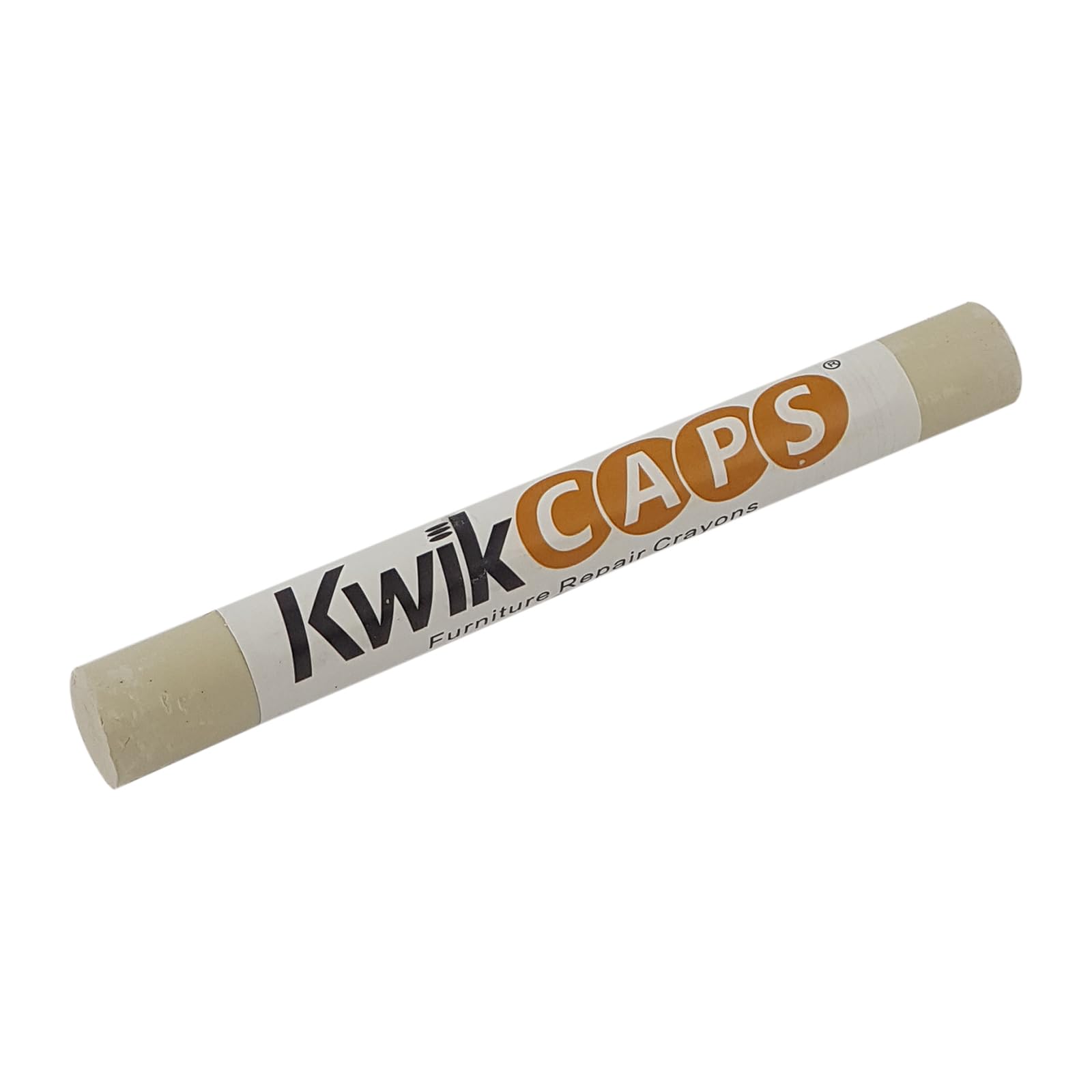KwikCaps Furniture Repair Crayons - Scratch Restore & Touch-Up Marker, Wax Stick Crayons for Stains, Scratches, Wood Floors, Furniture, Solid Wood, Worktops, Melamine Boards, Metal Work - White Avola
