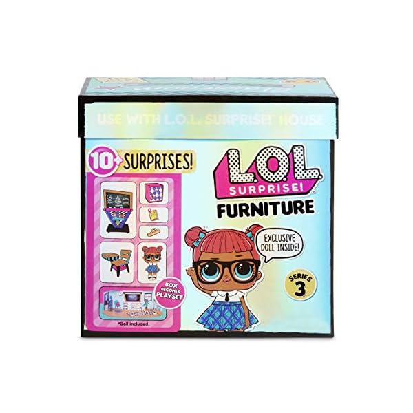 LOL Surprise Collectable Dolls for Girls - With 10 Surprises and Accessories - Teacher's Pet - Furniture Series 3
