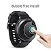 OMOTON [3 Pack] Screen Protector for Samsung Galaxy Watch 4 Classic 42mm, Galaxy Watch 42mm, Galaxy Watch 3 41mm, - Tempered Glass/Bubble Free/Scratch Resistant
