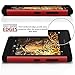 Nokia Lumia 730 Case, Nokia Lumia 735 Case, MagicMobile [Dual Armor Series] Durable [Impact Shockproof Resistant] Double Cover [Hard Shell] + [Flexible Silicone] Case for Nokia Lumia 730 / 635 - Red