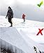 Vdealen 2 PCS 12 Teeth Claws Crampons Non-slip Shoes Cover With Stainless Steel Chain Outdoor Ski Ice Snow Hiking Climbing Dig Into Variety Types Of Terrain Ice, Packed Snow, Wet Rocks, Concrete