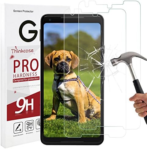Google Pixel 2 XL Screen Protector,Google Pixel 2 XL Tempered Glass,Heavesky [Case Friendly][Bubble Free] Tempered Glass Screen Protector for Google Pixel 2 XL-2 Packs