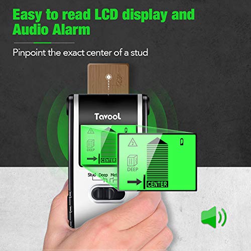 Stud Finder Wall Scanner Detector - 4 in 1 Electronic Stud Sensor Wood Beam Joist Finders Stud Sensor Edge Center Finding with battery LCD Display for Wood Live AC Wire Metal Studs Detection