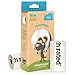 Earth Rated 60-Count Dog Waste Bags, Unscented Vegetable-Based Poop Bags, 4 Refill Rolls