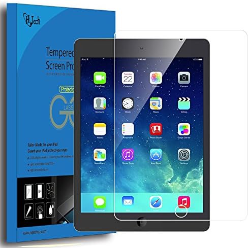 HQTech the New iPad 2017 iPad 9.7, iPad Air, iPad Air 2, iPad Pro 9.7 Tempered Glass Screen Protector Film - 3500