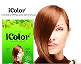 Great Lengths iColor Hair Dye Shampoo Chestnut Brown 30ml (1.014 ounces) x 10 sachets in a box, shampoo-in hair color, dye,in 20-30 minutes, DIY, convenient, easy to use