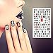 Nail Stickers Decals Nail Wraps Tip 300+ Designs with Straight Tweezers for Women Girls Kids, VIWIEU 3D Salon Quality Self Adhesive Fall Fake Nail Decoration Valentine's Day Christmas Stocking Gift 