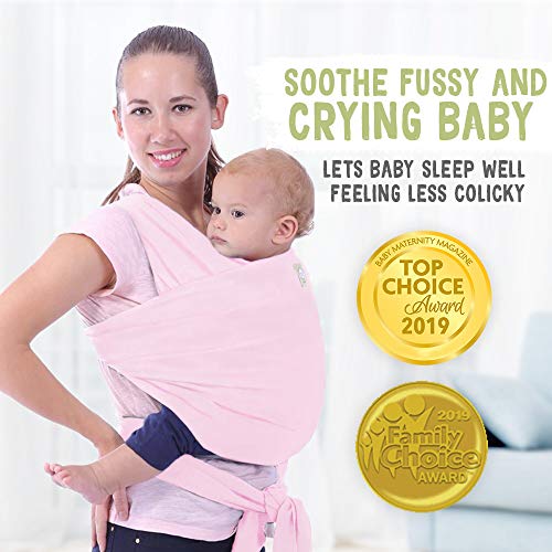 image for KeaBabies Baby Wrap Carrier All-in-1 Stretchy Baby Wraps - Baby Sling 