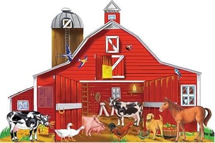 Big Red Barn Activities and Printables for PreK and Kindergarten