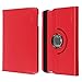 Insten 360-Degree Swivel Leather Case for Apple iPad mini, Red (PAPPIPDMLC20)