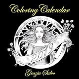 Coloring Calendar 2019 by Grazia Salvo by 