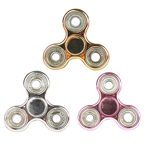 FANKUTOYS Triangle Hand Fidget Spinner Fingertip Gyro Anxiety Toy