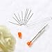 Pengxiaomei 18 Pieces Large-Eye Blunt Needles, Steel Embroidery Needle Tapestry darning Sewing Needles