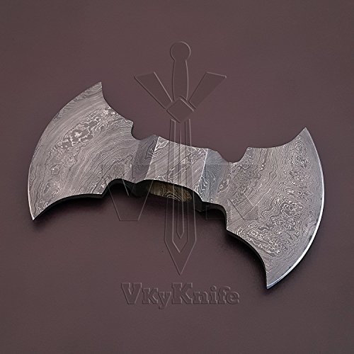 Handmade Damascus Steel AXE Hatchet Head Knife VK2038 - Thumbnail 6