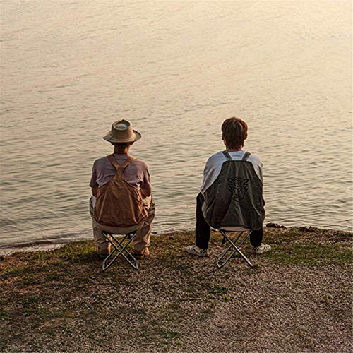 TEET Klappstuhl, Campingstuhl, leichter Angelstuhl, Strandsitz mit Aufbewahrungstasche, max. Belastung 100 kg, für… – Bild 6