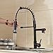 Rozin Oil Rubbed Bronze Pull Down Spray Kitchen Sink Faucet Swivel Spout Mixer Tap Wet Sink Bar Faucets