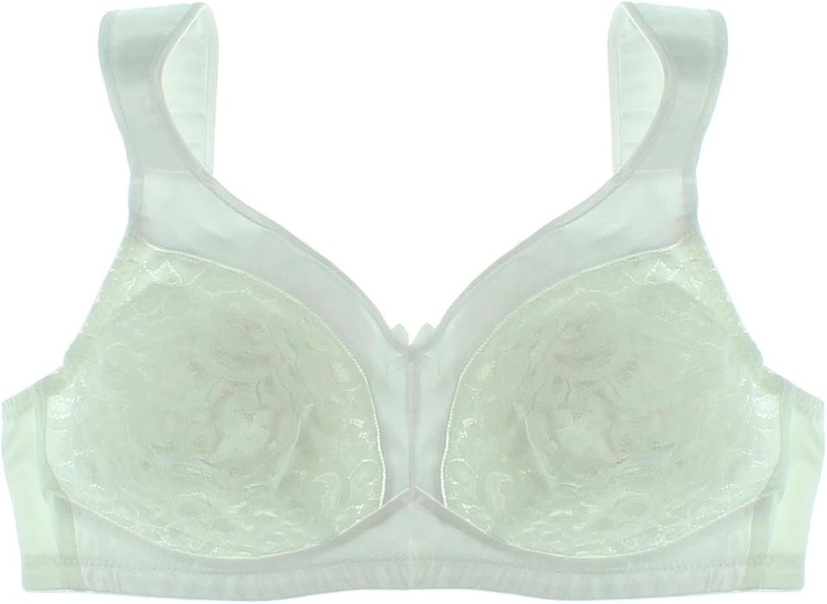 Playtex Women's 18 Hour Satin and Lace Comfort Strap Bra 4125 at
