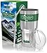 HEIGOO SeeNature Stainless Steel Tumbler - 30oz, Double Wall, Vacuum Insulated Keeps Your Drink Hot Longer - Cup, Lid & Straw, Coffee Travel Mug Set