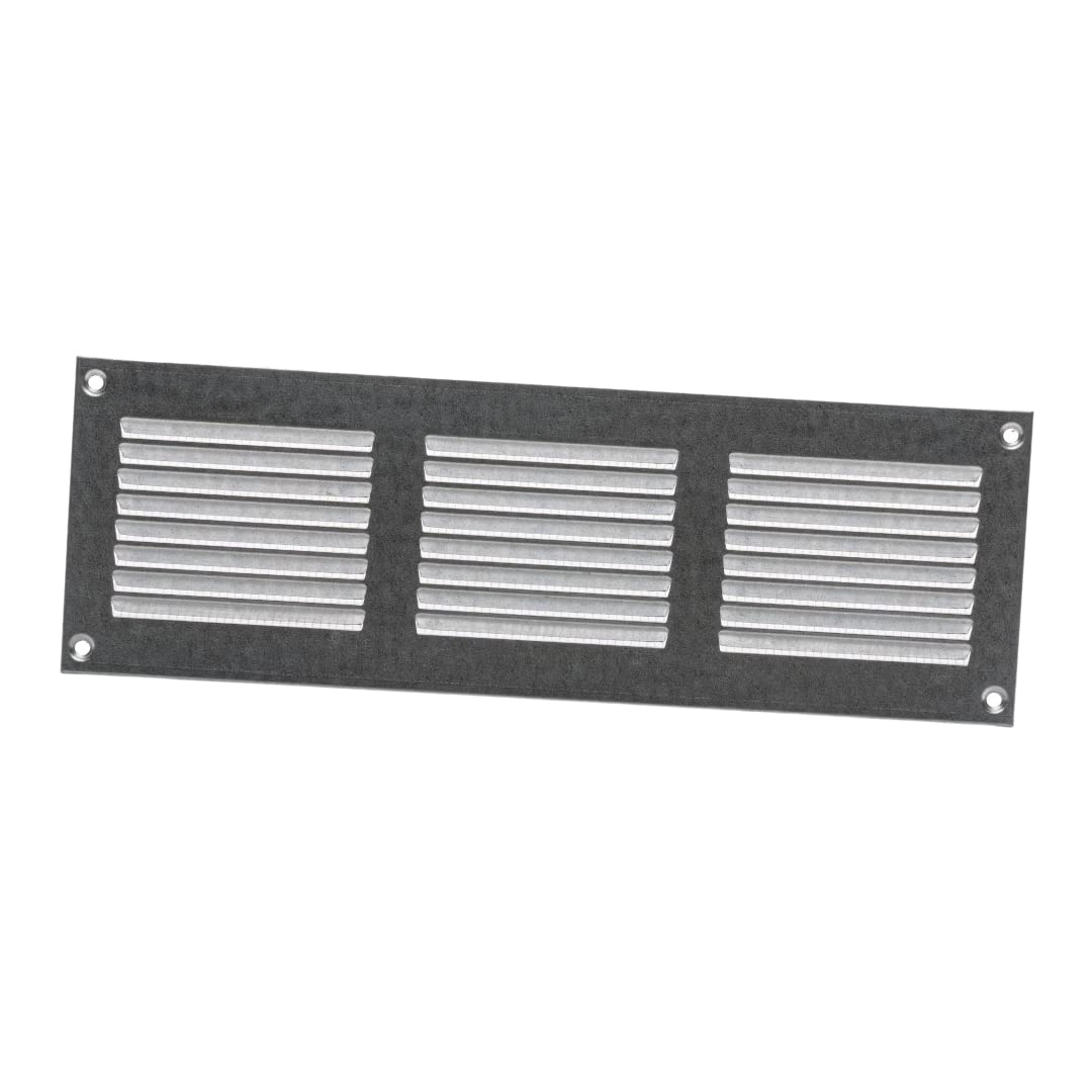 300x100mm / 12x4" inch Galvanised Metal Air Vent Grille Cover with Insect Mesh - Ventilation Cover โ image 1