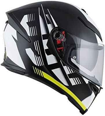 AGV K5 S Darkstorm Black Yellow, Free Pinlock Included (XL)