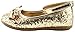 The Doll Maker Metallic Glitter Strap Flat Shoes - FBA1511115A-7