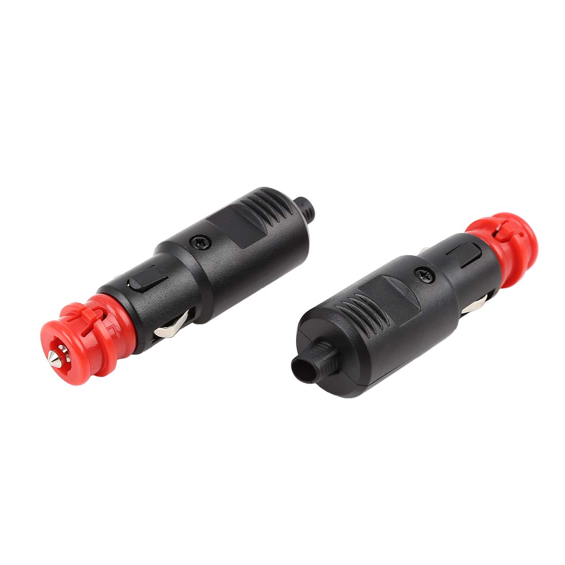 X AUTOHAUX 2pcs Car Cigarette Lighter Male Plug Adapter Air Pump Electric Cup