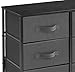 Sorbus Dresser with 6 Drawers - Chest Organizer Unit with Steel Frame Wood Top & Handle Easy Pull Fabric Bins for Clothes - Storage Furniture for Bedroom, Hallway, Living Room, Nursery & Closet