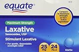 Equate - Laxative, Maximum Strength, Sennosides 25 mg, 24 Pills (Compare to ex-lax)