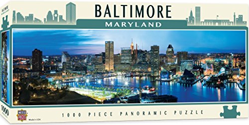 MasterPieces American Vistas Panoramic Baltimore Jigsaw Puzzle, 1000-Piece