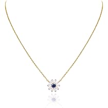 Amazon.com: OZEL – Y Chain Daisy Pendant Necklace for women