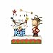 Enesco Peanuts by Jim Shore Charlie Brown with Decorated Doghouse Stone Resin, 7” Figurine