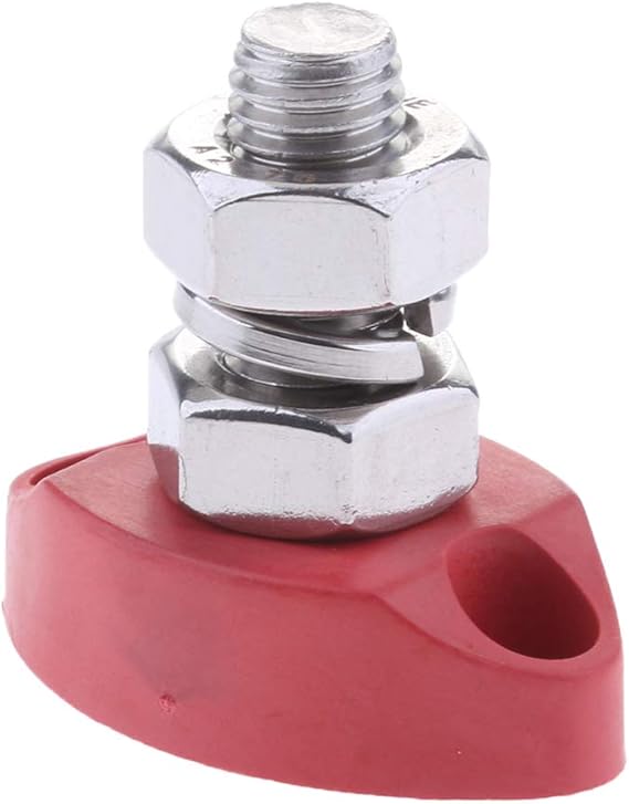 KESOTO Positive Insulated Battery Power Junction Post Block 5/16 inch 8mm Thread for Truck RV