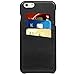 iPhone 7 Plus Case, Benuo [Card Slot Vintage Series] [Genuine Leather] Soft Leather Case [3 Card Slots], Ultra Slim, Leather Case Back Cover for Large Apple iPhone 7 5.5 inch / Special Edition (Black)